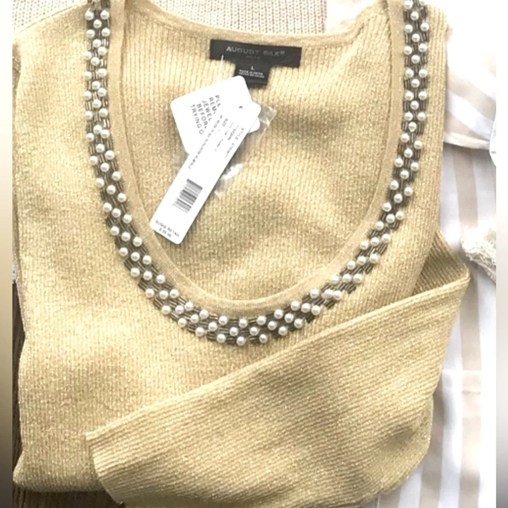 August Silk Sweater - Picture 2 of 3